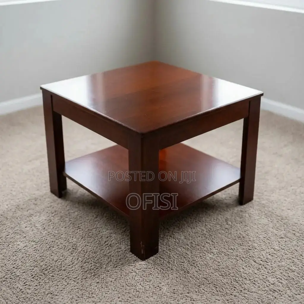 Coffee Table; Solid Mahogany Coffee Table