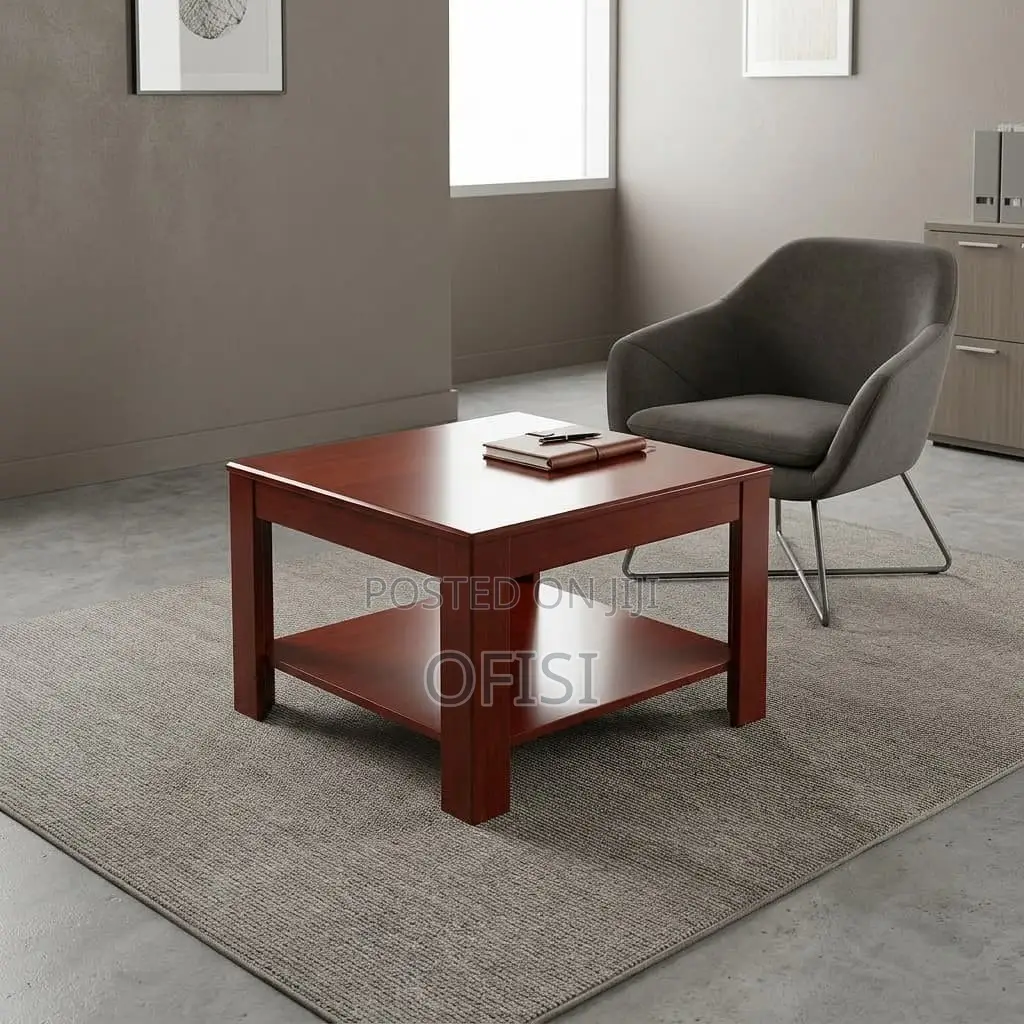 Coffee Table; Solid Mahogany Coffee Table