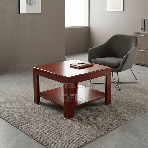 Coffee Table; Solid Mahogany Coffee Table - thumbnail 3