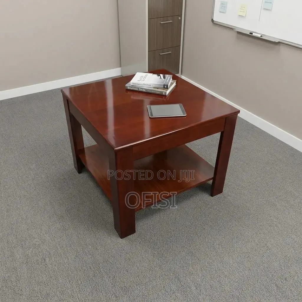 Coffee Table; Solid Mahogany Coffee Table
