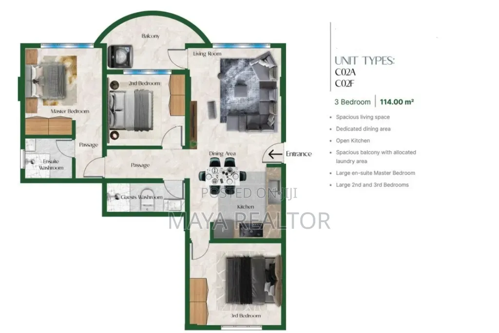3bdrm Apartment in Hurlingham for sale