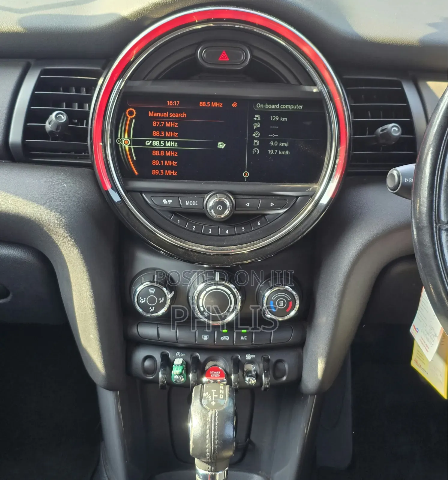 Mini Cooper 2016 Blue