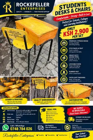 Strong Durable School Lockers and Chairs. Senior Secondary