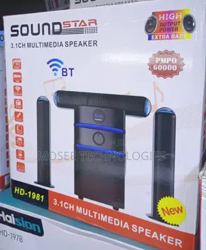 Soundstar HD-1981 3.1 Channel Multimedia Speaker With Extra Bass