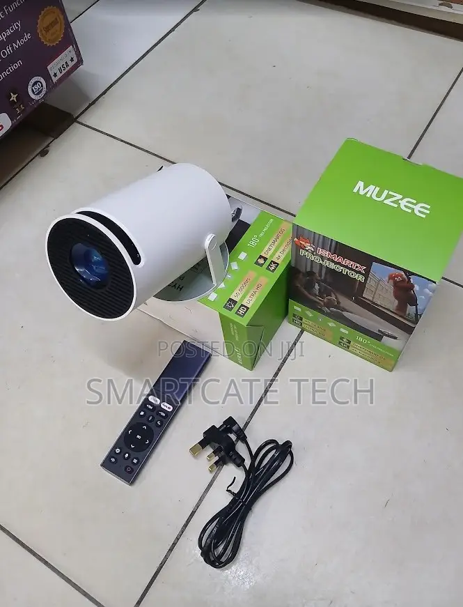 HY300 WiFi Android Projector – Portable HD Mini Projector