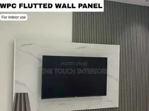 Fluted Wall Panels for TV Area