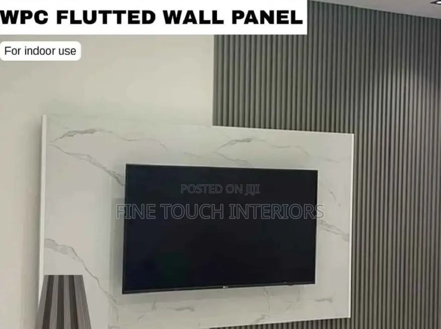 Fluted Wall Panels for TV Area