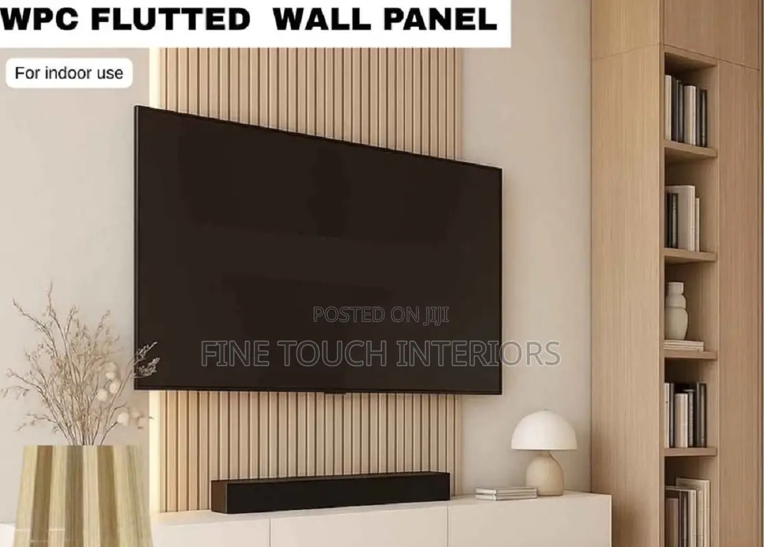 Fluted Wall Panels for TV Area
