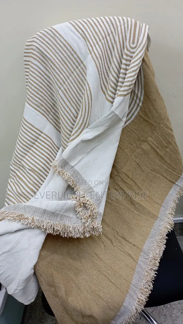 Nordic Sofa Cover Cotton - Knitted With Tassels End