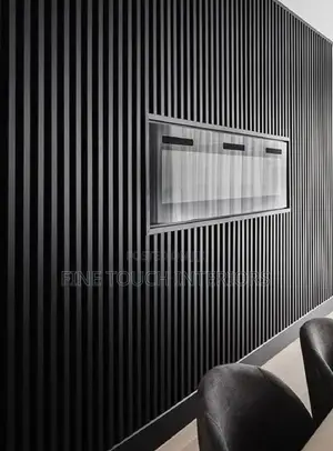 House Office Fluted Wall Panels