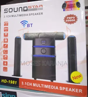 Soundstar HD-1981 3.1CH Speaker System With Bluetooth & USB