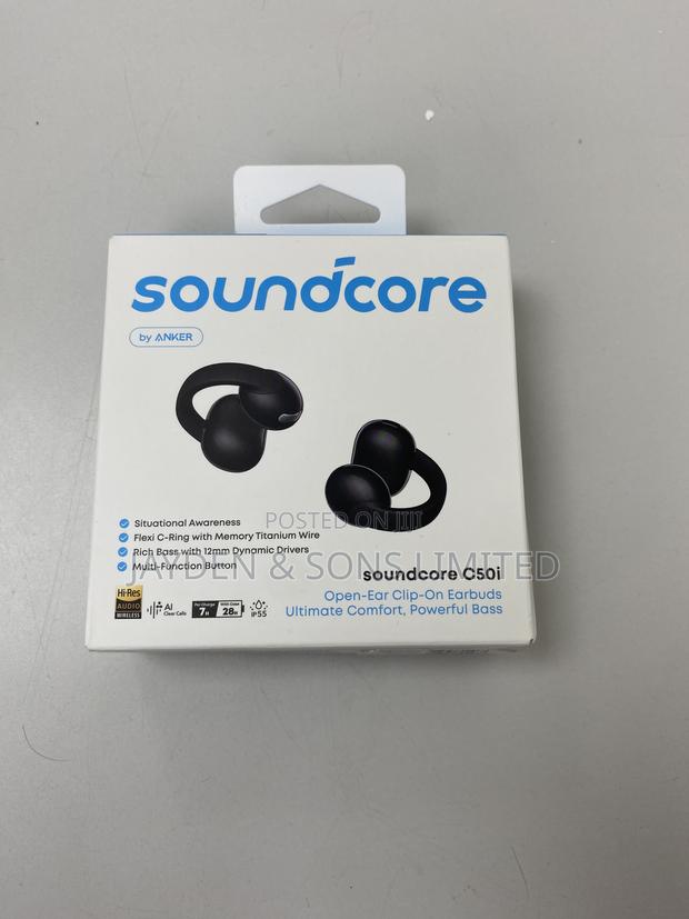 Anker Soundcore C50i Comfortable Clip on Earbuds With Powerful Bass
