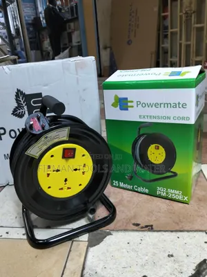 High Voltage Current Cable Extension Cable Reel 2.5 Mm 25M Long
