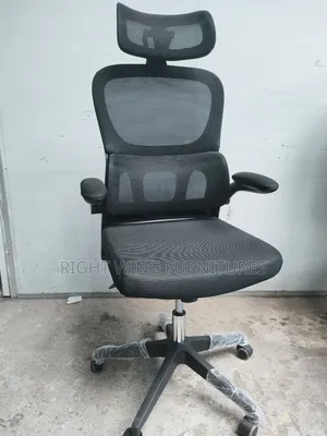 Office Black Ergonomic Support Chair #Model8
