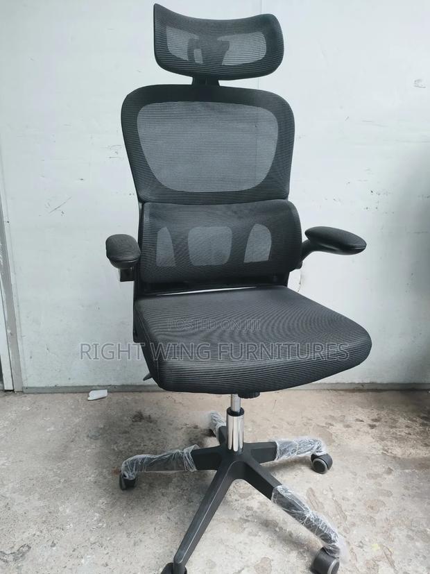 Office Black Ergonomic Support Chair #Model8