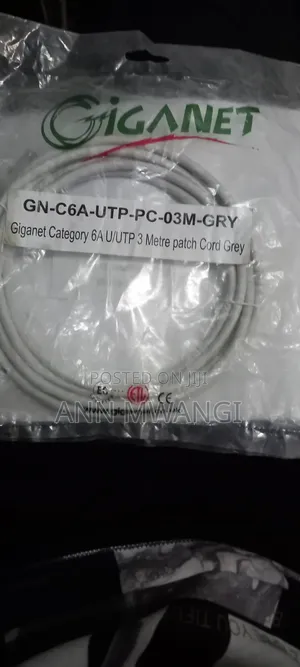 Giganet 6a U/Utp 3m Patchcord