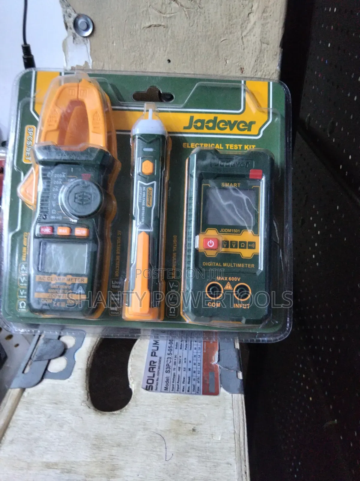 Jadever 3-Piece Electrical Test Kit,
