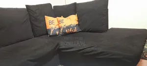 Black L Seat 6 Seater