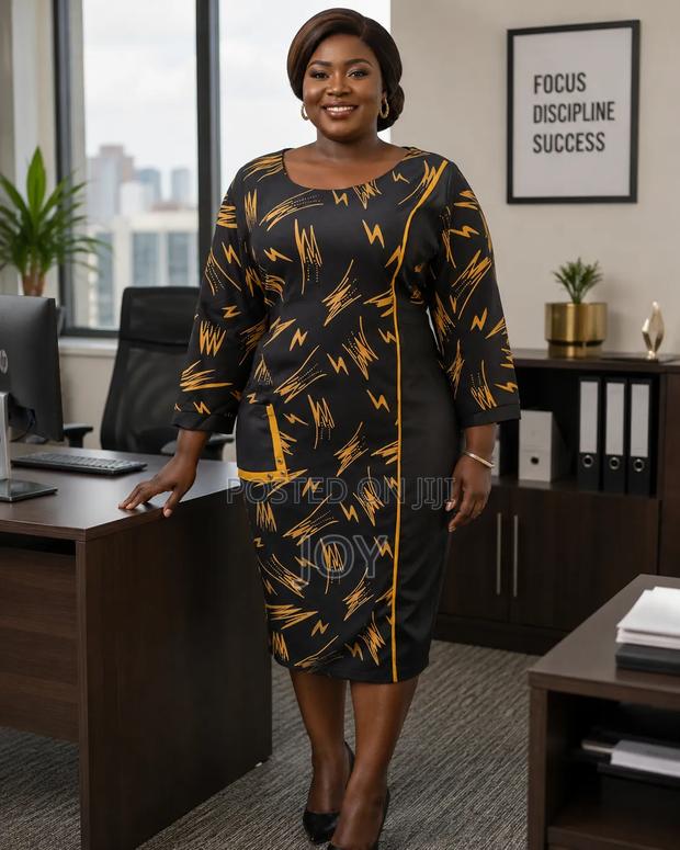 Elegant, Confident, and Office-Ready Dress