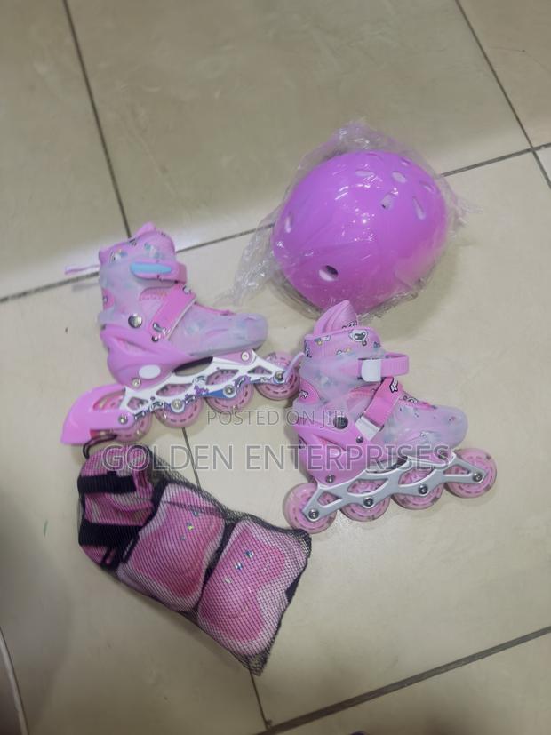 Girls Kids Full Set Skate Shoes