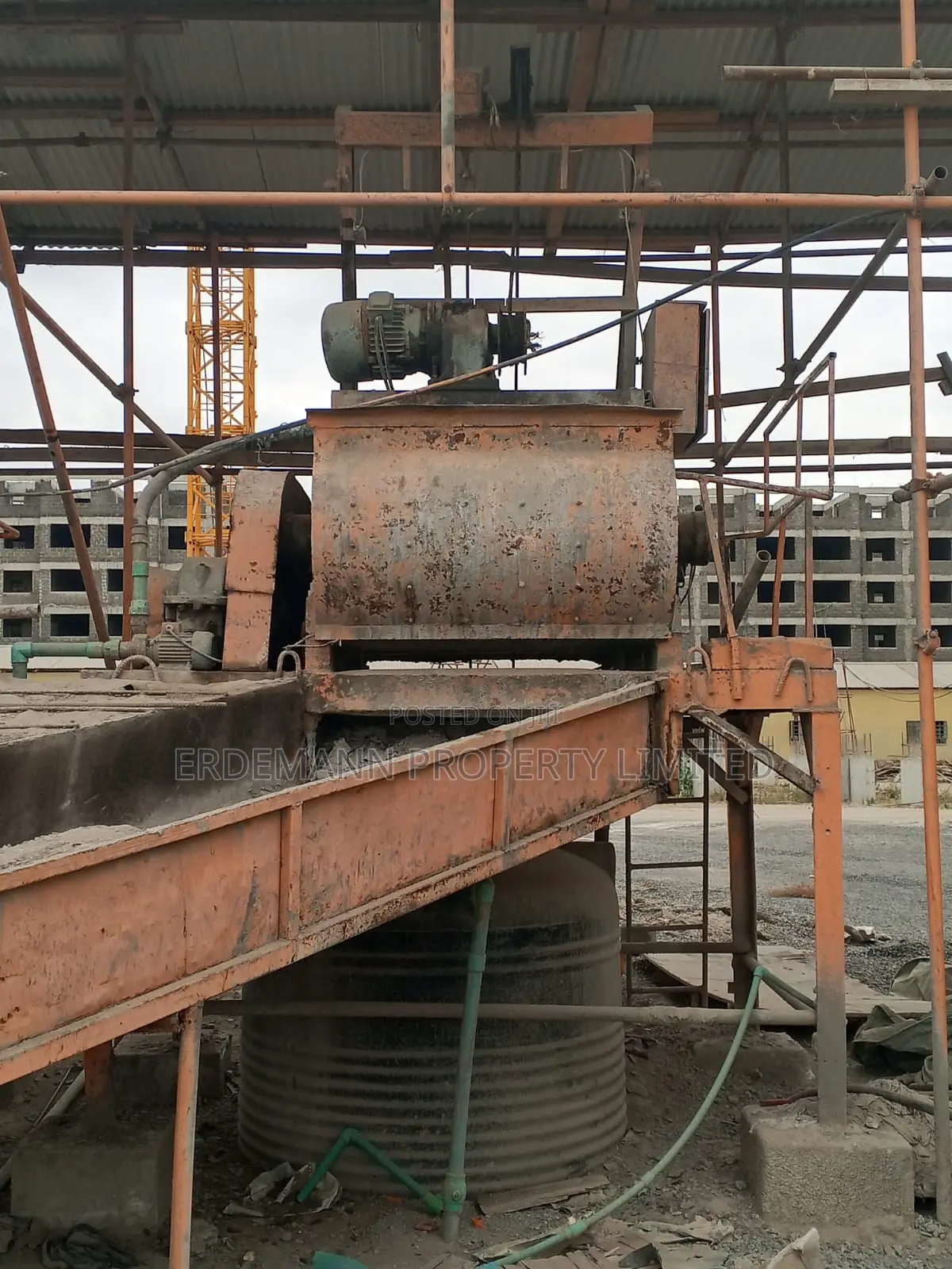 Js500 Concrete Mixer 500l 25-30m3/H 2016 and 2019 Two Units