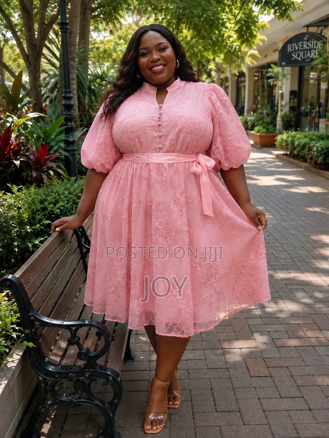 Elegant, Feminine Pink Dress 