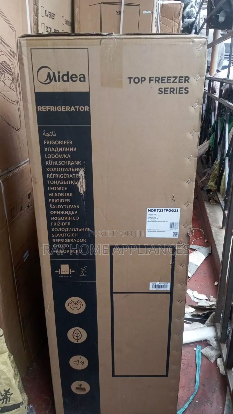 173litres Double Door Midea Refrigerator