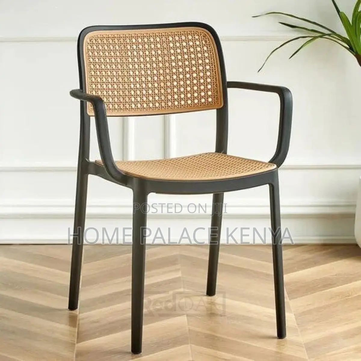 Dining Chair; Modern Rattan Dining Chair for Family and Guest Seating