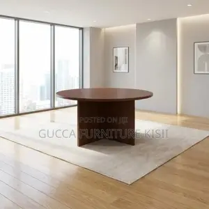 Round Wooden Meeting Table in Nairobi