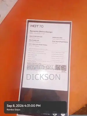 New Infinix Hot 70 128 GB Silver