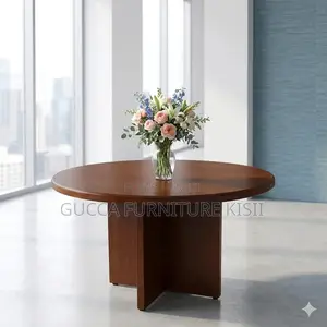 Round Wooden Meeting Table in Nairobi