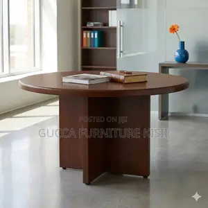 Round Wooden Meeting Table in Nairobi