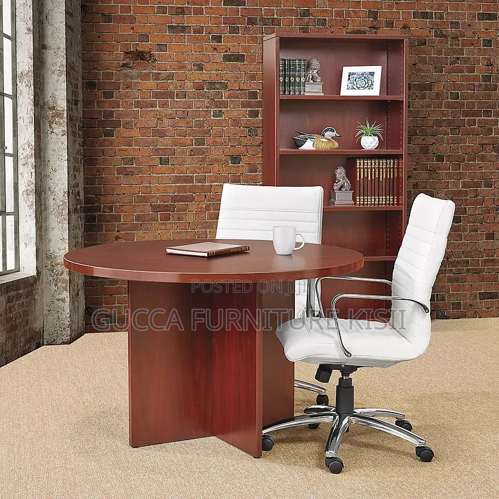 Round Wooden Meeting Table in Nairobi