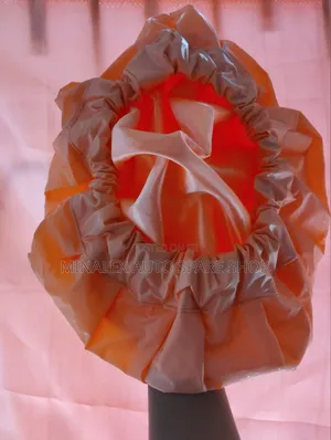 Peach Jumbo Shower Cap