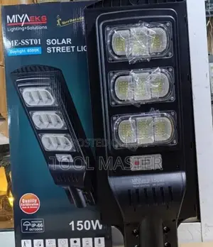 MIYAEKS 150W Solar Street Light/150w Heavy Duty Commercial SolarLights