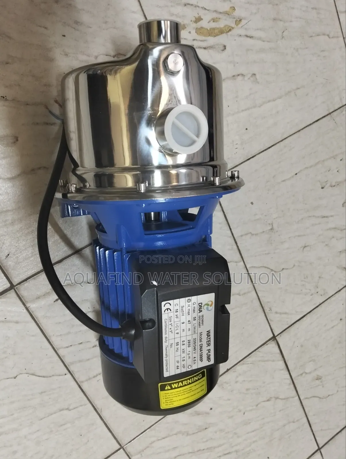Stainless Pump 1hp
