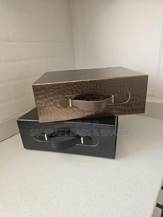 The Diplomat Executive Case | Luxury Crocodile-Embossed Gift Box C