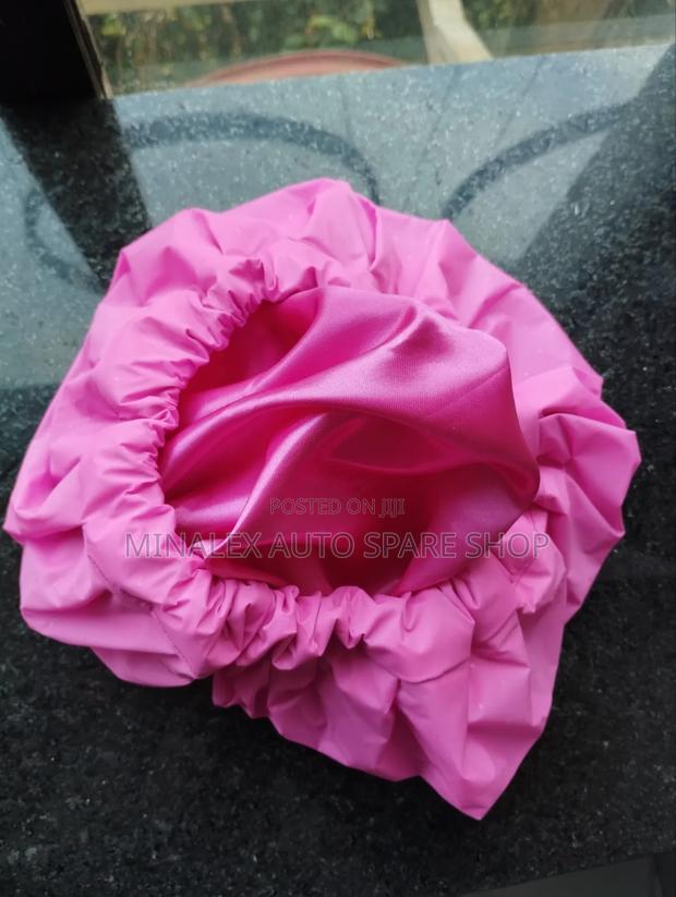 Pink Jumbo Shower Cap - main view