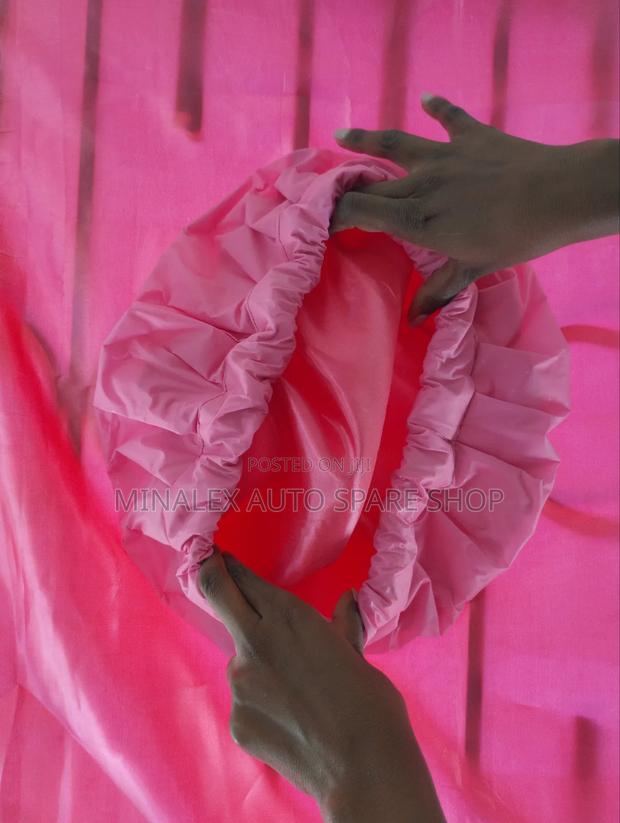 Pink Jumbo Shower Cap - thumbnail 2