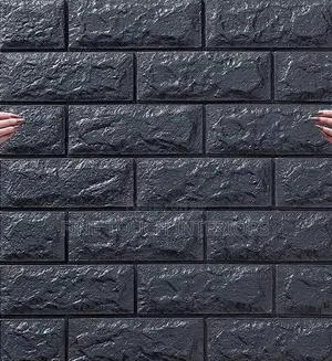 Black 3d Foam Wall Panels