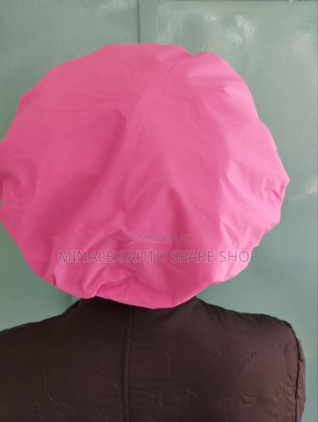 Pink Jumbo Shower Cap - thumbnail 3