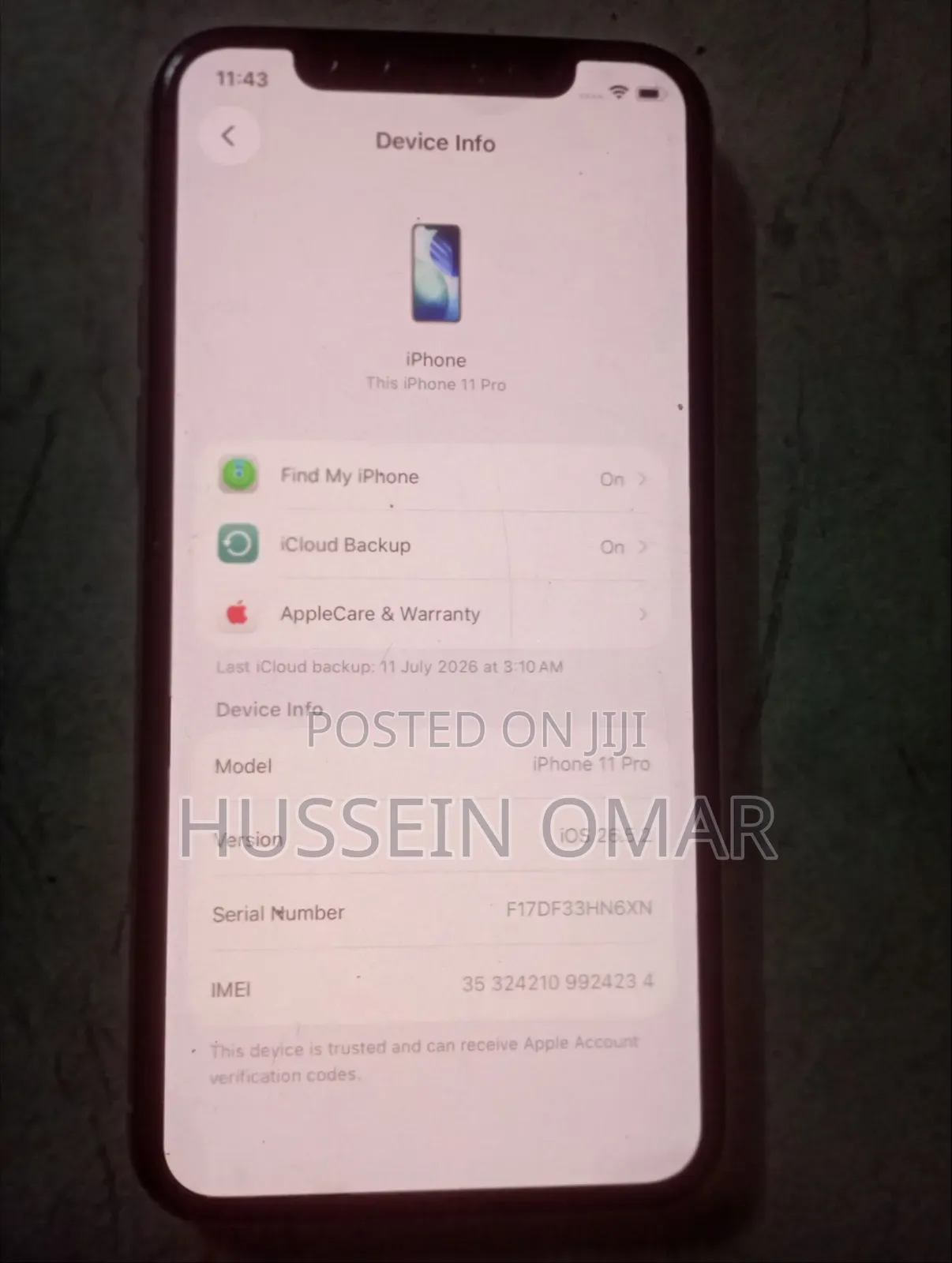 Apple iPhone 11 Pro 64 GB White