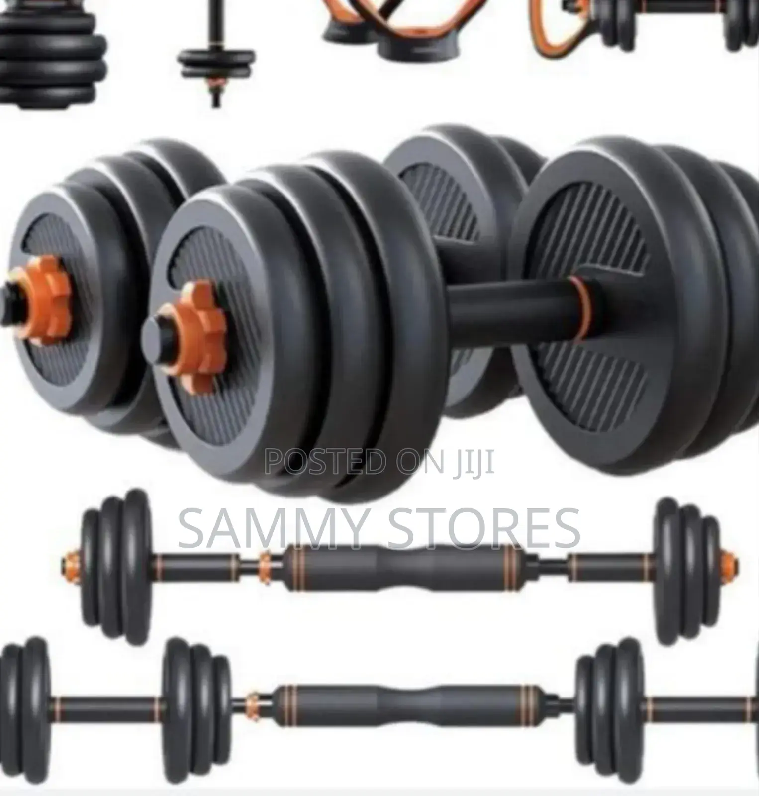 6-in-1 Multifunctional Adjustable Kettlebell 30KG –Training Set