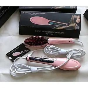Electric Fast Hair Auto Straightener Hair Brush Comb