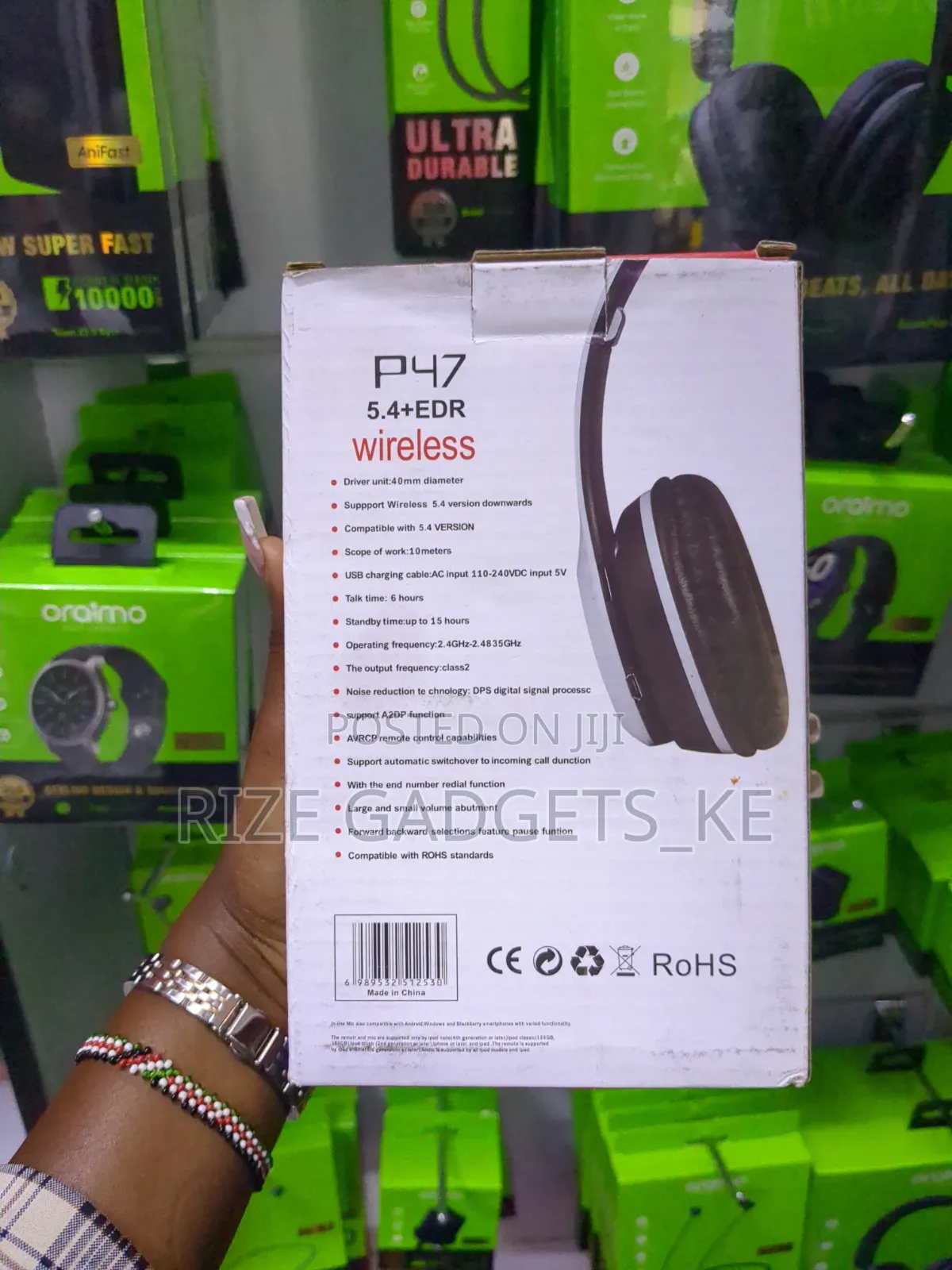 P47 Wireless Headphones Phones