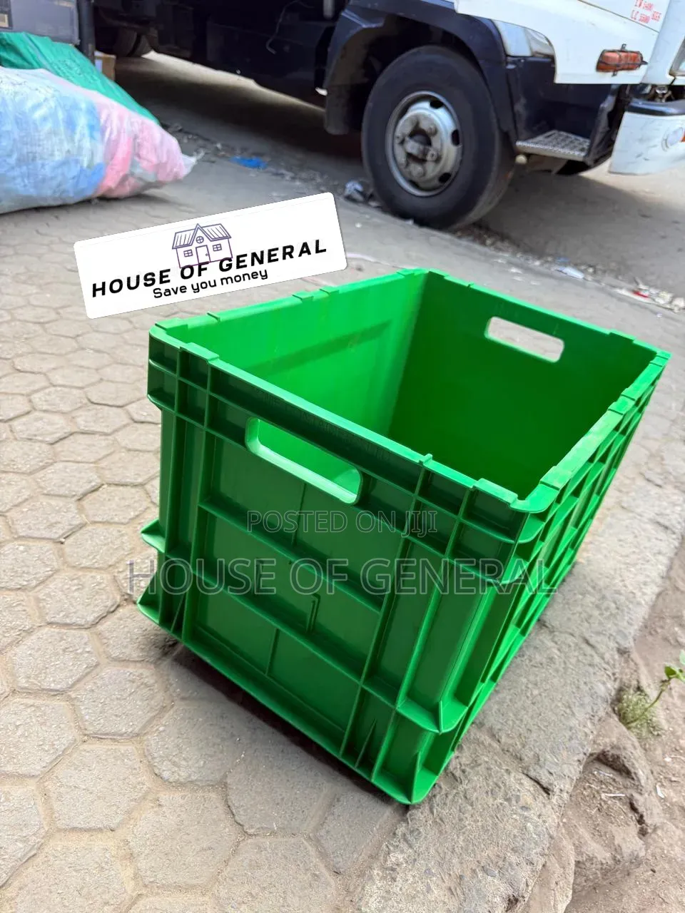 Green Closed Crates .Good Quality Extra Large Crates