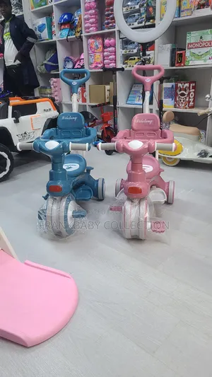 Kids Tricycle Parent Push Handle