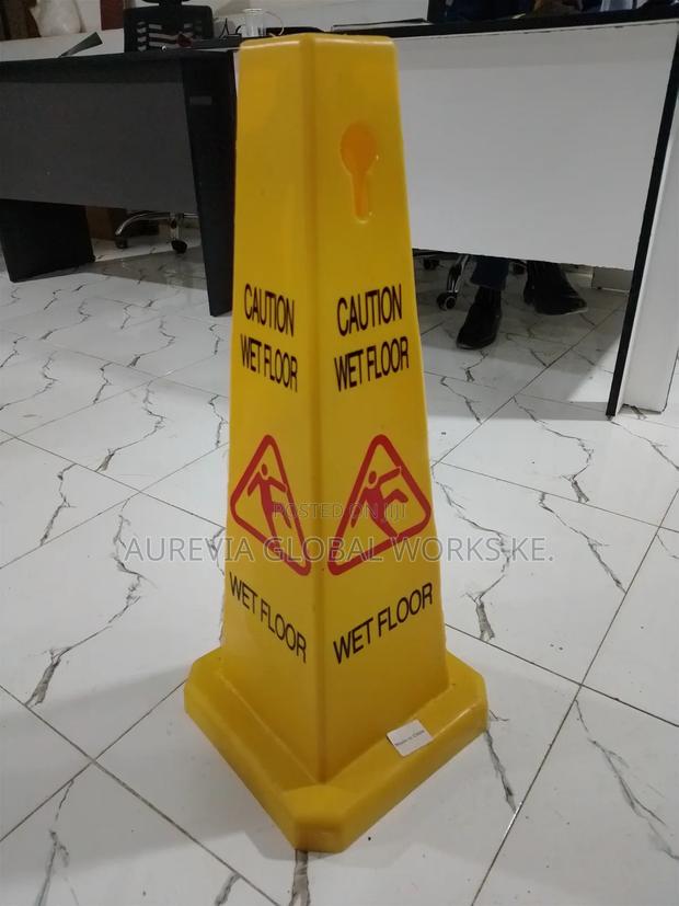 Caution Wet Floor Sign - main view