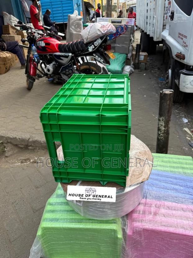 Green Acme Closed crates.strong and Durable Crates - main view