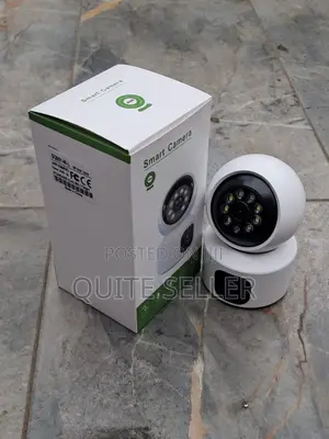 Dual-Lens V380 WiFi Smart Camera – 360° Indoor Security